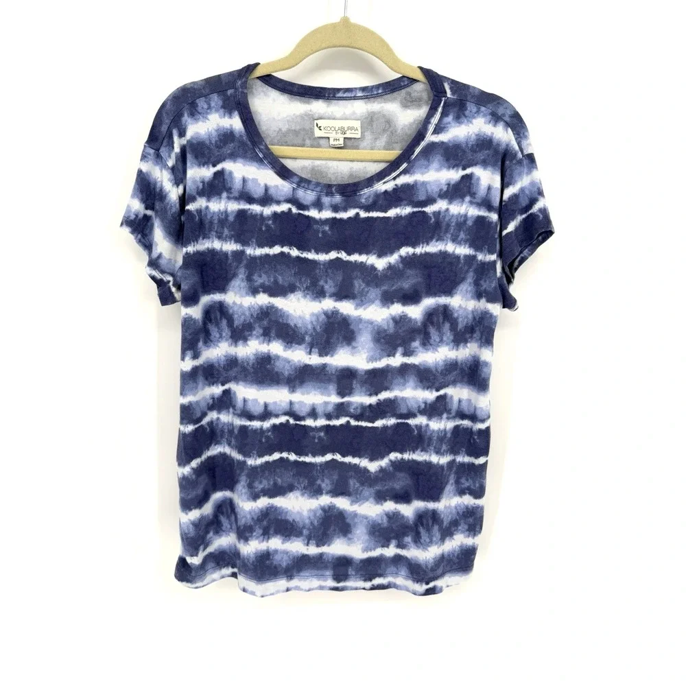 Koolaburra UGG Blue White Tie Dye Pattern Pajamas PM Soft Comfy Lounge